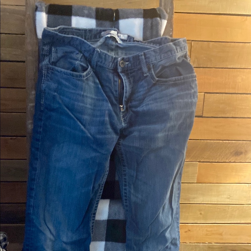 BKE Blue Bootcut Jeans Classic Denim